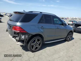2017 Mercedes-Benz GLE 350 with VIN 4JGDA5JBXHA966305, listed as a Copart auction lot 60158645 with 91,335 mi miles and Salvage title. Bid and sale history available at DreamBid. Image 3.