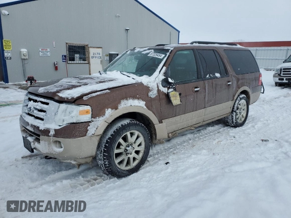 2011 Ford Expedition Max XLT with VIN 1FMJK1J52BEF10060, listed as a Copart auction lot 87329454 with 190,217 mi miles and Clean title. Bid and sale history available at DreamBid. Image 1.