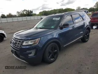 2017 Ford Explorer XLT with VIN 1FM5K8DH5HGC36348, listed as a Copart auction lot 58332195 with 134,314 mi miles and Salvage title. Bid and sale history available at DreamBid. Image 1.
