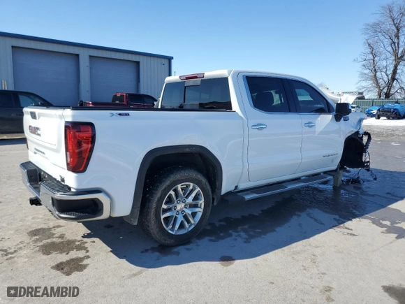 2022 GMC Sierra 1500 Limited SLT with VIN 3GTU9DEL9NG112185, listed as a Copart auction lot 46076825 with 22,228 mi miles and Salvage Title. Bid and sale history available at carsss.com. Image 3.