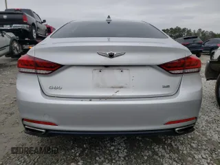 2017 Genesis G80 3.8L with VIN KMHGN4JE4HU172064, listed as a Copart auction lot 81132543 with 126,750 mi miles and Salvage Title. Bid and sale history available at carsss.com. Image 6.