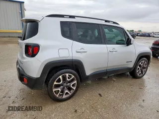 2017 Jeep Renegade Latitude with VIN ZACCJABB5HPE40221, listed as a Copart auction lot 58489125 with 185,136 mi miles and Salvage title. Bid and sale history available at DreamBid. Image 3.