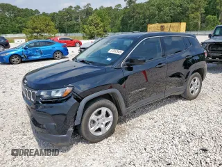2022 Jeep Compass Sport z VIN 3C4NJCAB9NT139431, wystawiony jako Copart lot #57057945 z przebiegiem 50 472 mil mil oraz Szkoda całkowita • Salvage title. Historia ofert i sprzedaży dostępna na DreamBid. Obrazek 1.