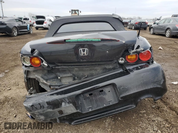 2004 Honda S2000 with VIN JHMAP21454T005355, listed as a Copart auction lot 47326085 with Not Provided miles and Salvage Title. Bid and sale history available at DreamBid. Image 6.