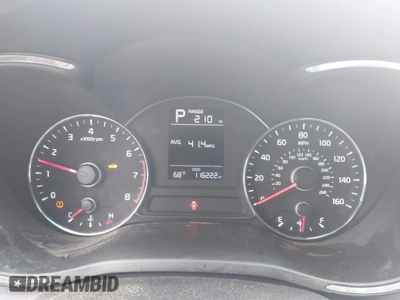 2017 Kia Forte LX with VIN 3KPFK4A73HE139100, listed as a IAAI auction lot 42112650 with 116,222 mi miles and . Bid and sale history available at carsss.com. Image 7.