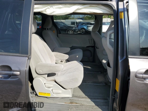 2014 Toyota Sienna LE with VIN 5TDJK3DC0ES080201, listed as a Copart auction lot 55147745 with 133,216 mi miles and Salvage Title. Bid and sale history available at DreamBid. Image 11.
