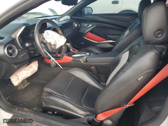 2021 Chevrolet Camaro 2SS with VIN 1G1FH1R7XM0104020, listed as a Copart auction lot 86923124 with 27,123 mi miles and Salvage Title. Bid and sale history available at carsss.com. Image 7.