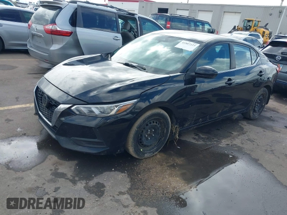 2020 Nissan Sentra S with VIN 3N1AB8BV1LY231895, listed as a IAAI auction lot 41807223 with 74,274 mi miles. Bid and sale history available at carsss.com. Image 16.