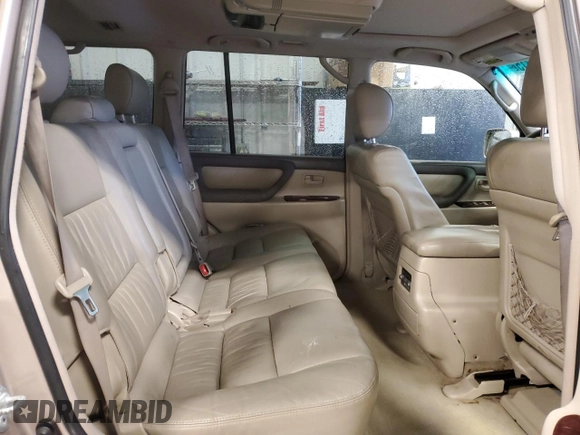2005 Toyota Land Cruiser z VIN JTEHT05J652076132, wystawiony jako Copart lot #88116315 z przebiegiem 271 248 mil mil oraz Szkoda całkowita • Salvage title. Historia ofert i sprzedaży dostępna na DreamBid. Obrazek 10.