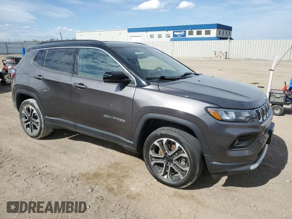 2024 Jeep Compass Limited с VIN 3C4NJDCN1RT602861, выставлен на аукционе Copart как лот 55702605 с пробегом 15 029 миль миль и Списание • Salvage title. История ставок и продаж доступна на DreamBid. Изображение 4.