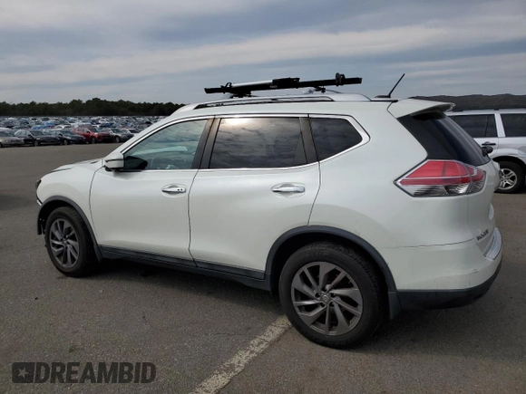 2016 Nissan Rogue SL with VIN 5N1AT2MV0GC767445, listed as a Copart auction lot 51043125 with 94,804 mi miles and Salvage Title. Bid and sale history available at DreamBid. Image 2.