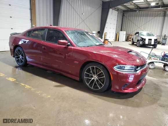 2020 Dodge Charger Scat Pack with VIN 2C3CDXGJ7LH240739, listed as a Copart auction lot 50226955 with 32,579 mi miles and Salvage Title. Bid and sale history available at carsss.com. Image 4.