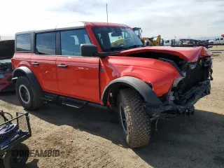 2023 Ford Bronco with VIN 1FMEE5DH5PLB93397, listed as a Copart auction lot 55642625 with 30,731 mi miles and Salvage title. Bid and sale history available at DreamBid. Image 4.