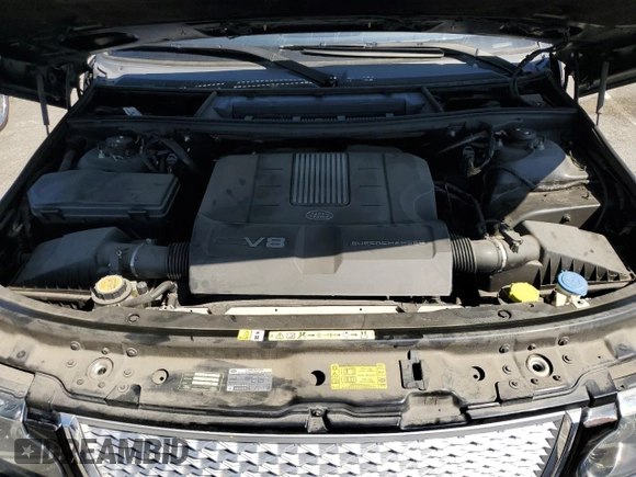 2012 Land Rover Range Rover SC Autobiography with VIN SALMP1E44CA365075, listed as a Copart auction lot 52634705 with 128,300 mi miles and Clean title. Bid and sale history available at DreamBid. Image 12.