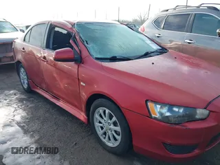 2012 Mitsubishi Lancer ES with VIN JA32U2FUXCU010520, listed as a IAAI auction lot 41628302 with 174,492 mi miles. Bid and sale history available at carsss.com. Image 1.