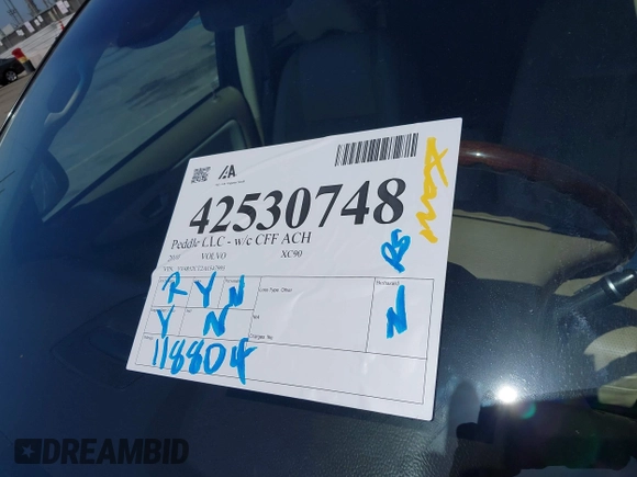 2010 Volvo XC90 с VIN YV4852CT2A1547995, выставлен на аукционе IAAI как лот 42530748 с пробегом 118 804 миль миль и . История ставок и продаж доступна на DreamBid. Изображение 13.
