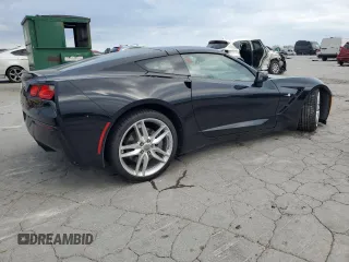 2018 Chevrolet Corvette 1LT with VIN 1G1YB2D79J5101065, listed as a Copart auction lot 62185325 with 58,657 mi miles and Salvage title. Bid and sale history available at DreamBid. Image 3.