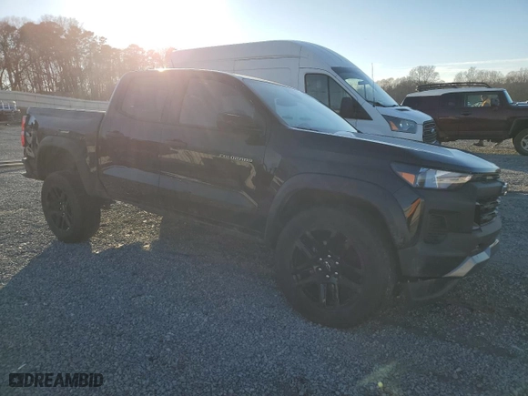 2024 Chevrolet Colorado 4WD Trail Boss with VIN 1GCPTEEK8R1136803, listed as a Copart auction lot 45145865 with 12,601 mi miles and Salvage Title. Bid and sale history available at carsss.com. Image 4.