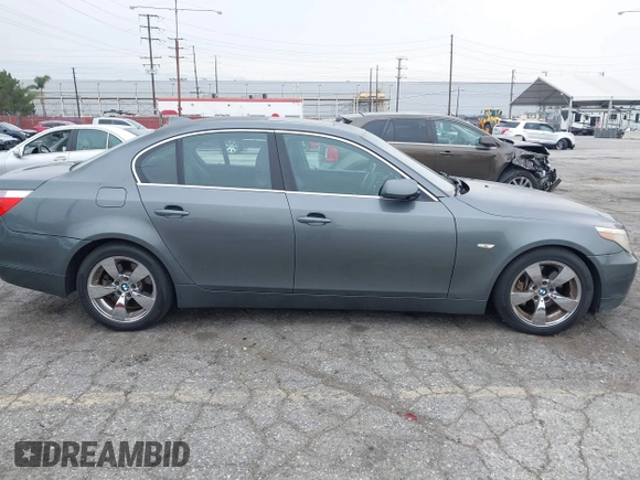 2006 BMW 5 Series 525i with VIN WBANE53566CK82421, listed as a IAAI auction lot 41729917 with 94,666 mi miles and . Bid and sale history available at carsss.com. Image 6.