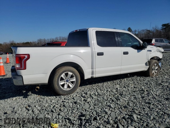 2017 Ford F-150 XL with VIN 1FTEW1CF7HFB11695, listed as a Copart auction lot 45358725 with 113,205 mi miles and Salvage Title. Bid and sale history available at carsss.com. Image 3.