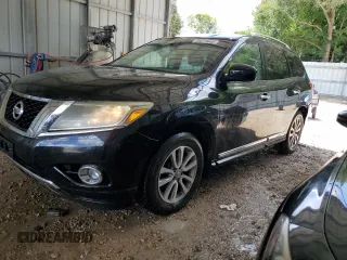 2015 Nissan Pathfinder SL z VIN 5N1AR2MN0FC629739, wystawiony jako Copart lot #59273665 z przebiegiem 140 180 mil mil oraz Szkoda całkowita • Salvage title. Historia ofert i sprzedaży dostępna na DreamBid. Obrazek 1.