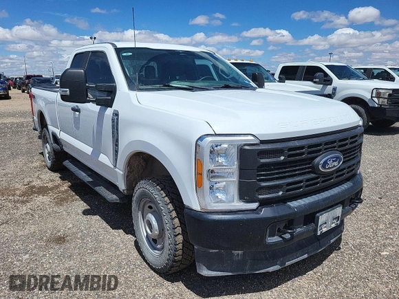 2023 Ford F-250 XL with VIN 1FT7X2BA0PEC24202, listed as a IAAI auction lot 42833329 with 55,247 mi miles and . Bid and sale history available at DreamBid. Image 2.