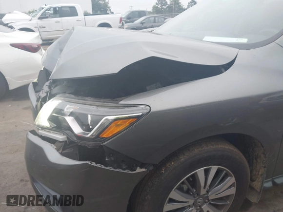 2019 Nissan Pathfinder SV with VIN 5N1DR2MN5KC633714, listed as a IAAI auction lot 42693523 with 123,674 mi miles and . Bid and sale history available at DreamBid. Image 17.