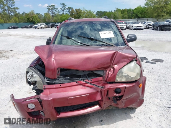 2007 Hyundai Tucson GLS with VIN KM8JM12B27U549064, listed as a IAAI auction lot 42019695 with 223,144 mi miles. Bid and sale history available at carsss.com. Image 12.
