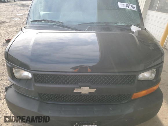2008 Chevrolet Express Cargo with VIN 1GCFG15X781173411, listed as a Copart auction lot 84648134 with 56,662 mi miles and Salvage title. Bid and sale history available at DreamBid. Image 13.