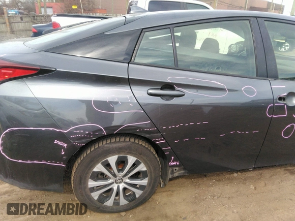 2019 Toyota Prius LE with VIN JTDL9RFU9K3009363, listed as a IAAI auction lot 41812912 with 28,442 mi miles and . Bid and sale history available at DreamBid. Image 18.