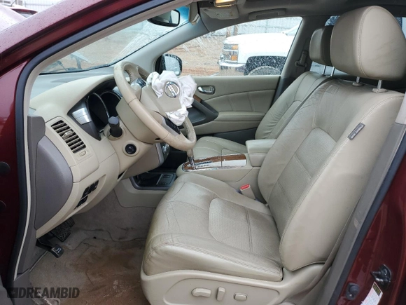 2012 Nissan Murano SV with VIN JN8AZ1MW5CW224885, listed as a Copart auction lot 44150635 with 0 mi miles and Salvage Title. Bid and sale history available at carsss.com. Image 7.