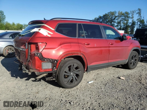 2022 Volkswagen Atlas SE z VIN 1V2KR2CAXNC545948, wystawiony jako Copart lot #58591595 z przebiegiem 40 968 mil mil oraz Szkoda całkowita • Salvage title. Historia ofert i sprzedaży dostępna na DreamBid. Obrazek 3.