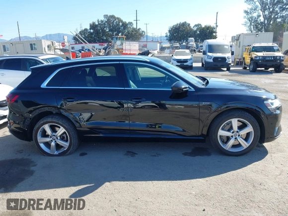 2019 Audi e-tron Premium Plus with VIN WA1LAAGE9KB021724, listed as a IAAI auction lot 41643596 with 34,804 mi miles. Bid and sale history available at carsss.com. Image 13.