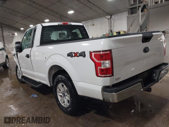 2018 Ford F-150 XL with VIN 1FTMF1EB4JFA54769, listed as a IAAI auction lot 41497417 with 1 mi miles. Bid and sale history available at carsss.com. Image 3.