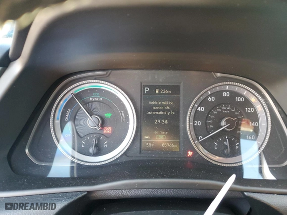 2021 Hyundai Sonata Hybrid SEL with VIN KMHL34JJ0MA034051, listed as a Copart auction lot 84638104 with 85,766 mi miles and Salvage Title. Bid and sale history available at carsss.com. Image 9.