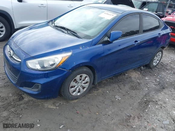 2016 Hyundai Accent SE with VIN KMHCT4AE1GU085810, listed as a IAAI auction lot 41881579 with 137,721 mi miles. Bid and sale history available at carsss.com. Image 2.