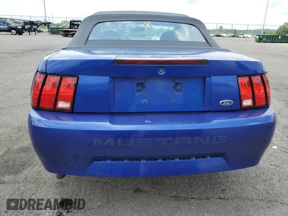 2004 Ford Mustang Deluxe with VIN 1FAFP44654F208654, listed as a Copart auction lot 61385425 with 108,916 mi miles and Salvage title. Bid and sale history available at DreamBid. Image 6.