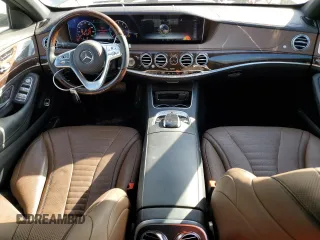 2020 Mercedes-Benz S S 560 with VIN WDDUG8GB3LA501004, listed as a Copart auction lot 73473184 with 35,068 mi miles and Salvage Title. Bid and sale history available at carsss.com. Image 8.