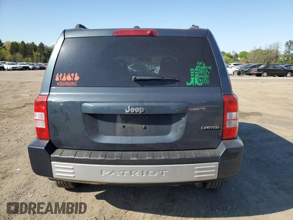 2008 Jeep Patriot Limited z VIN 1J8FT48W38D519042, wystawiony jako Copart lot #55058055 z przebiegiem 140 546 mil mil oraz Szkoda całkowita • Salvage title. Historia ofert i sprzedaży dostępna na DreamBid. Obrazek 6.