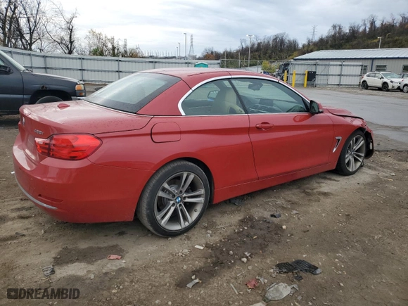 2016 BMW 4 Series 428i xDrive with VIN WBA3T1C50GP821499, listed as a Copart auction lot 78782304 with 43,047 mi miles and Salvage Title. Bid and sale history available at carsss.com. Image 3.