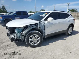 2021 Chevrolet Blazer LT с VIN 3GNKBDR45MS514478, выставлен на аукционе Copart как лот 62943145 с пробегом 11 372 миль миль и Списание • Salvage title. История ставок и продаж доступна на DreamBid. Изображение 1.