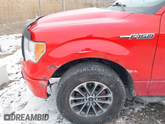 2013 Ford F-150 XL with VIN 1FTEX1CM7DKF48433, listed as a IAAI auction lot 41430785 with 179,579 mi miles. Bid and sale history available at carsss.com. Image 6.