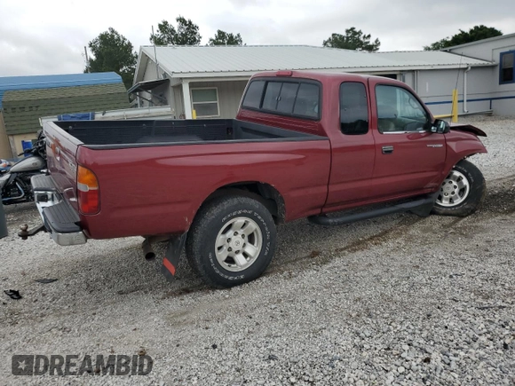 2000 Toyota Tacoma PreRunner with VIN 4TASM92N4YZ643450, listed as a Copart auction lot 57582495 with 287,130 mi miles and Salvage title. Bid and sale history available at DreamBid. Image 3.