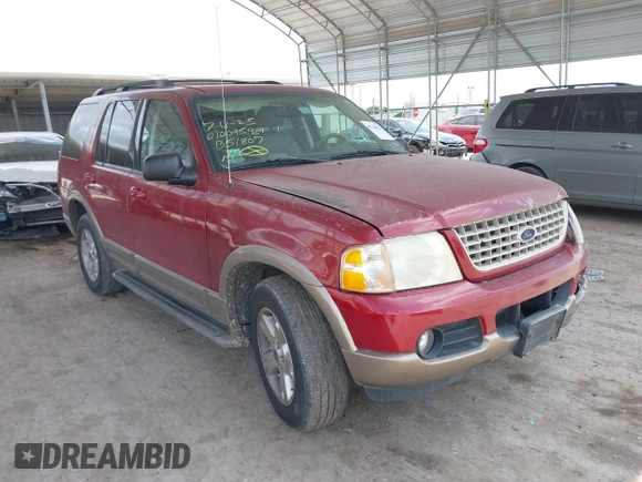 2003 Ford Explorer Eddie Bauer с VIN 1FMZU64K53UB51807, выставлен на аукционе IAAI как лот 42745922 с пробегом 200 191 миль миль и . История ставок и продаж доступна на DreamBid. Изображение 1.