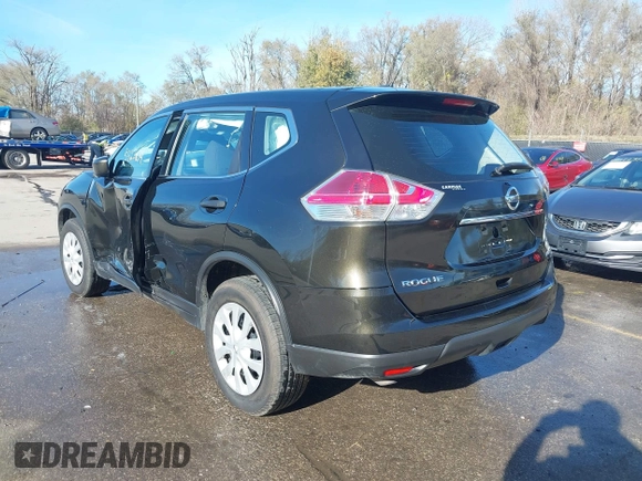 2016 Nissan Rogue SV with VIN KNMAT2MV4GP682301, listed as a IAAI auction lot 40922804 with 69,380 mi miles. Bid and sale history available at carsss.com. Image 3.