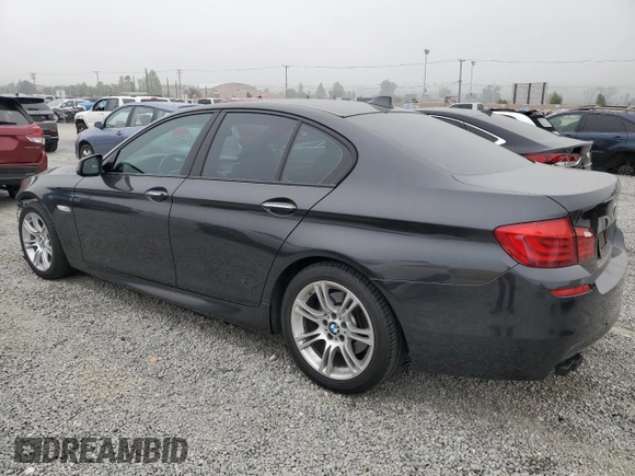 2011 BMW 5 Series 528i with VIN WBAFR1C57BDS35260, listed as a Copart auction lot 52989735 with 194,734 mi miles and Salvage Title. Bid and sale history available at carsss.com. Image 2.