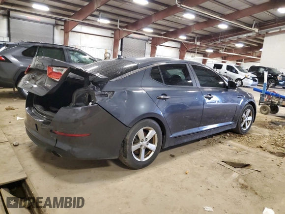 2015 Kia Optima LX z VIN KNAGM4A74F5628982, wystawiony jako Copart lot #54539895 z przebiegiem 134 360 mil mil oraz Czysty tytuł • Clean title. Historia ofert i sprzedaży dostępna na DreamBid. Obrazek 3.