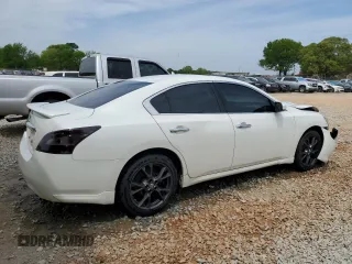 2014 Nissan Maxima S with VIN 1N4AA5AP8EC915538, listed as a Copart auction lot 52625465 with 199,189 mi miles and Salvage Title. Bid and sale history available at DreamBid. Image 3.