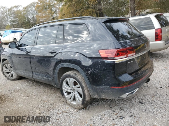 2022 Volkswagen Atlas SE with VIN 1V2JR2CA0NC503350, listed as a Copart auction lot 87753355 with 93,417 mi miles and Salvage title. Bid and sale history available at DreamBid. Image 2.