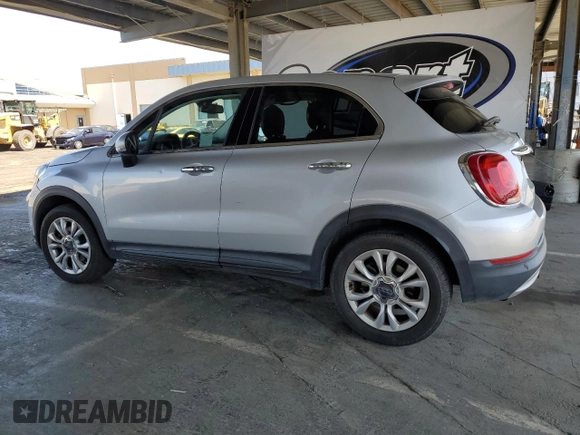 2016 FIAT 500X Lounge with VIN ZFBCFXDTXGP395057, listed as a Copart auction lot 57891025 with 126,980 mi miles and Clean title. Bid and sale history available at DreamBid. Image 2.